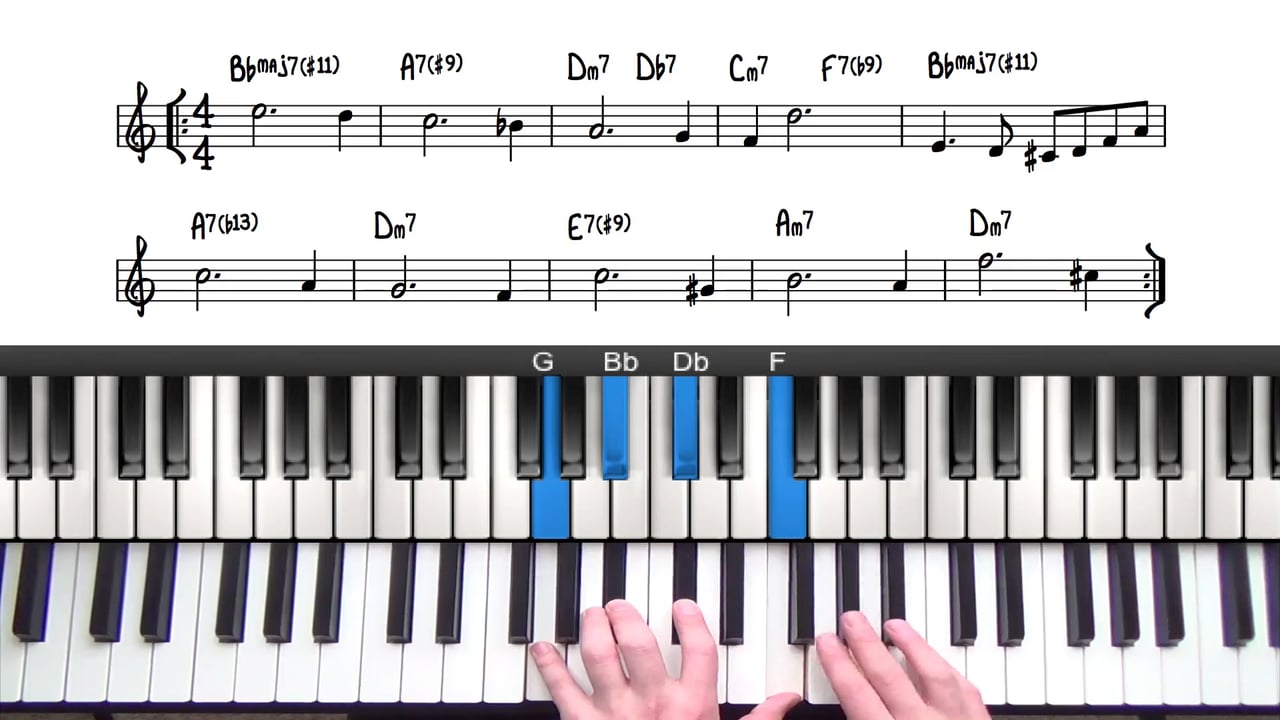 Blue in Green Improvisation | PianoGroove.com