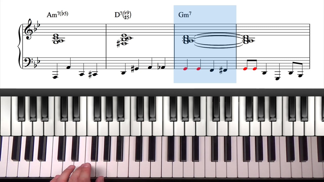 Walking Bass Line Piano Tutorial | Walking Bass Jazz Piano