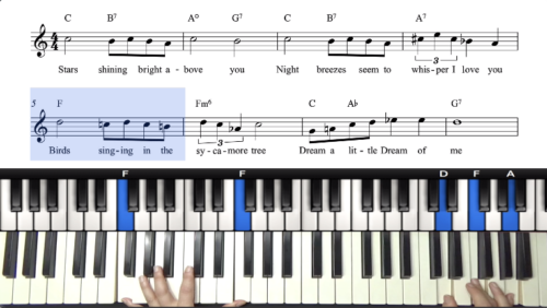 “Dream A Little Dream” Chord Extensions