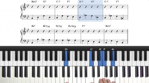Walking Bass Line – Rhythm Changes