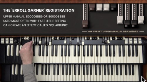 Drawbar Registrations For Soloing