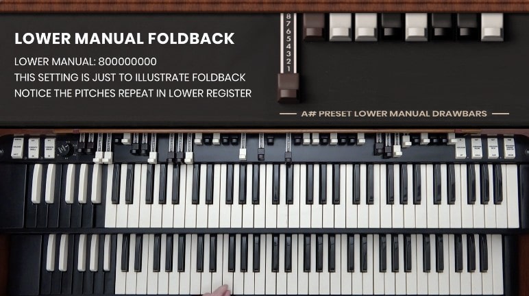 Lower Manual Foldback 