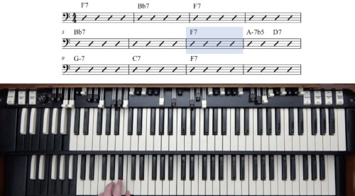 Walking Bass Lines For Jazz Organ