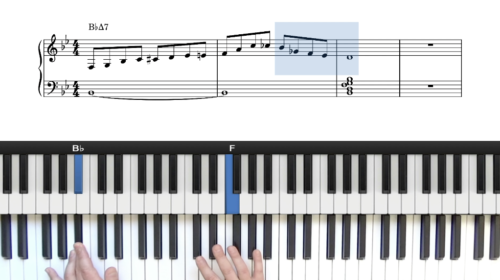 Lines Over the 1 Chord
