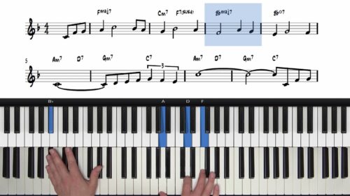 A Section: Stride & Shell Voicings