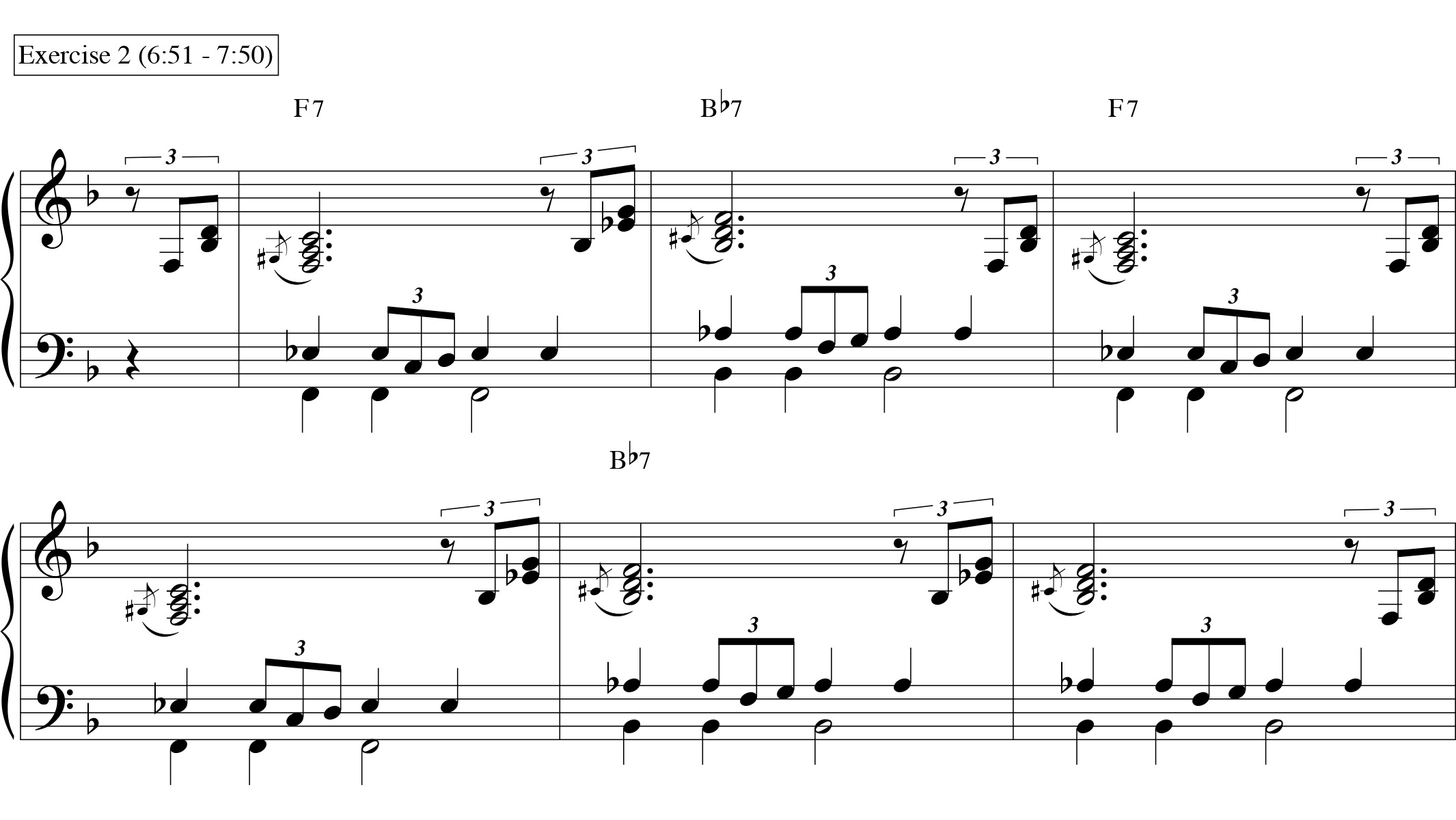 12 bar blues right hand fills