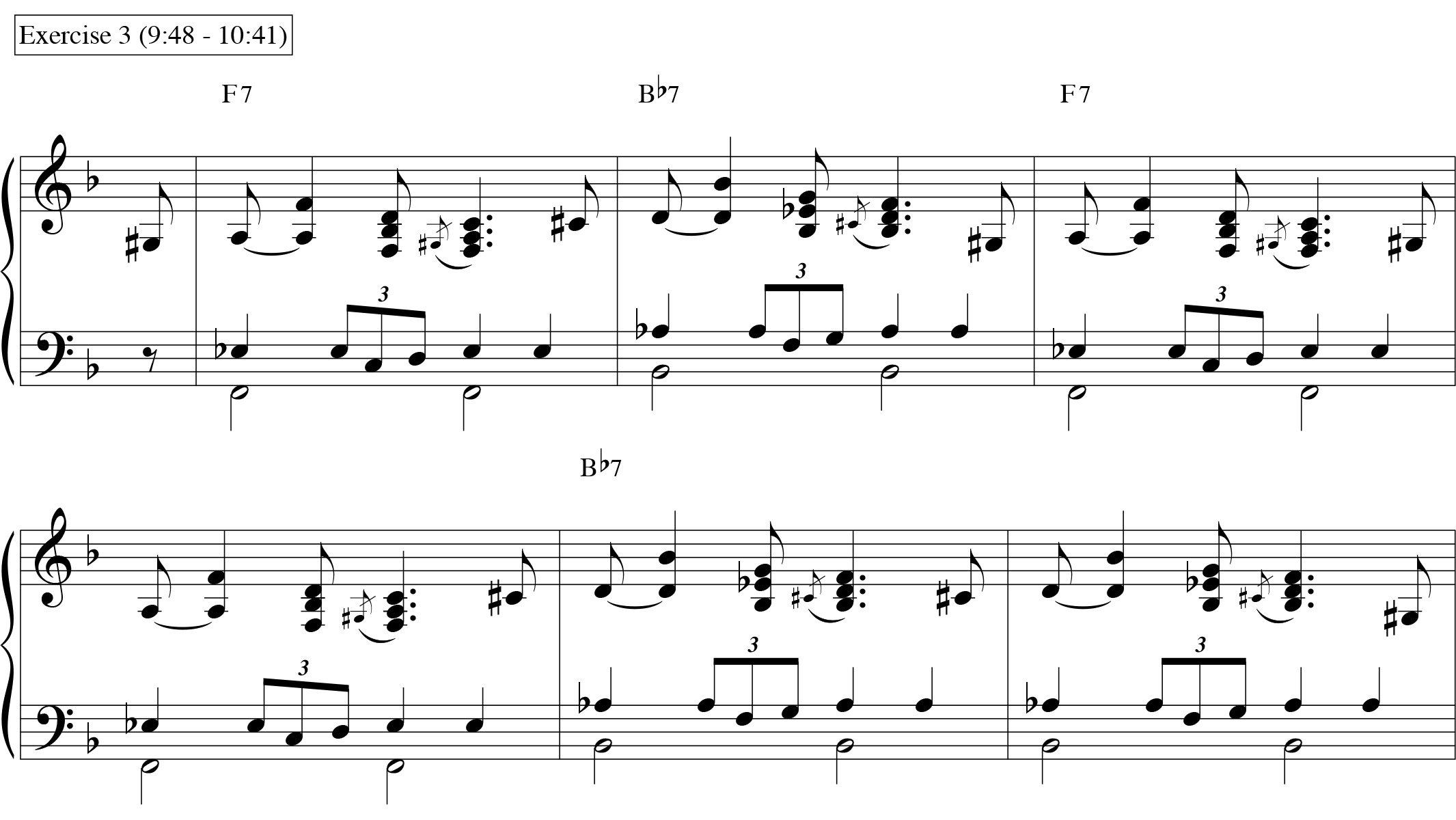 blues piano fills