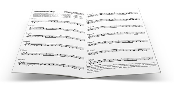 major pentatonic scales