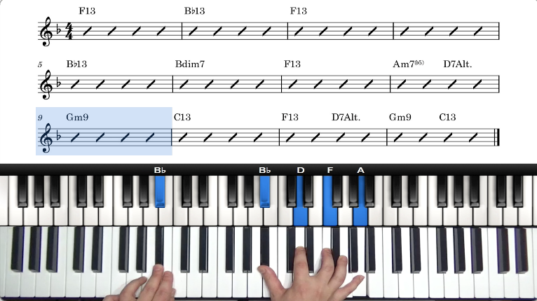 Walking Bass Lines Piano: PDF, Video Lesson, Scales & Approach Patterns